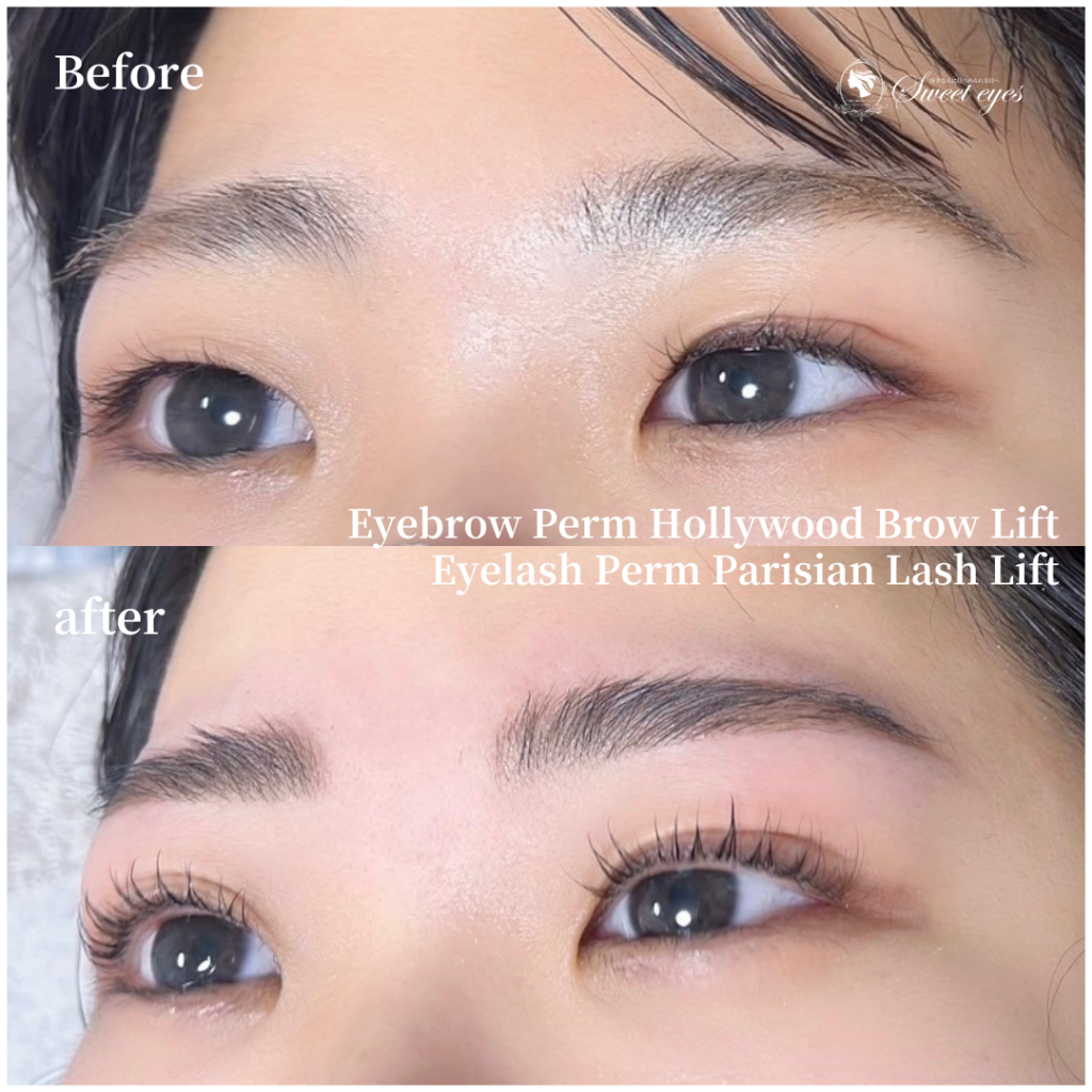 まつ毛・まゆ毛両方するとビフォーアフター半端ないです♪