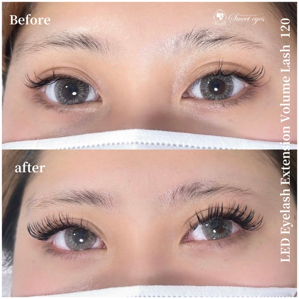 バサバサ感が良くてボリュームラッシュをお願いしています♪