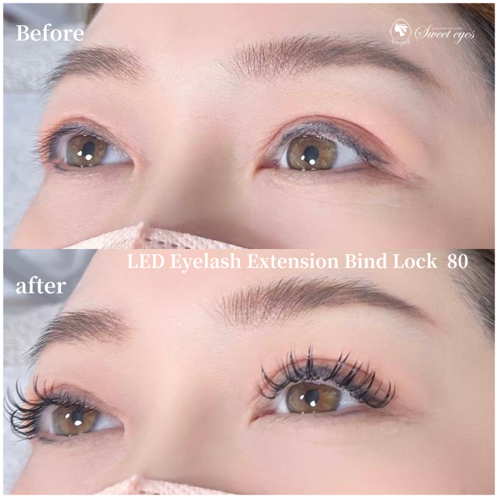 LEDグルーはアレルギー反応が出にくいと聞いてSweet eyesさんに来ました^_^