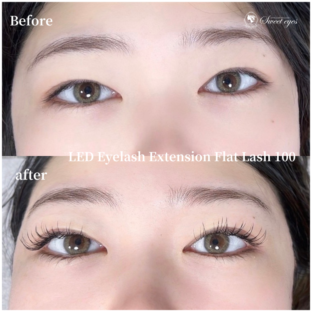 普通のマツエクだとすぐに取れてしまうのでLEDマツエクにしようと思いお店選びました♪